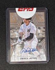 Derek Jeter 2023 Topps Series 1 Baseball Star Gold Auto 24/50 New York Yankees
