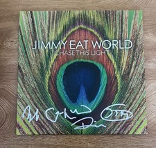 * JIMMY EAT WORLD * signed vinyl album * CHASE THE LIGHT *