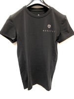 Morotai Damen Naka Mesh Tee T-Shirt Kurzarmshirt Sportshirt, Schwarz, XS