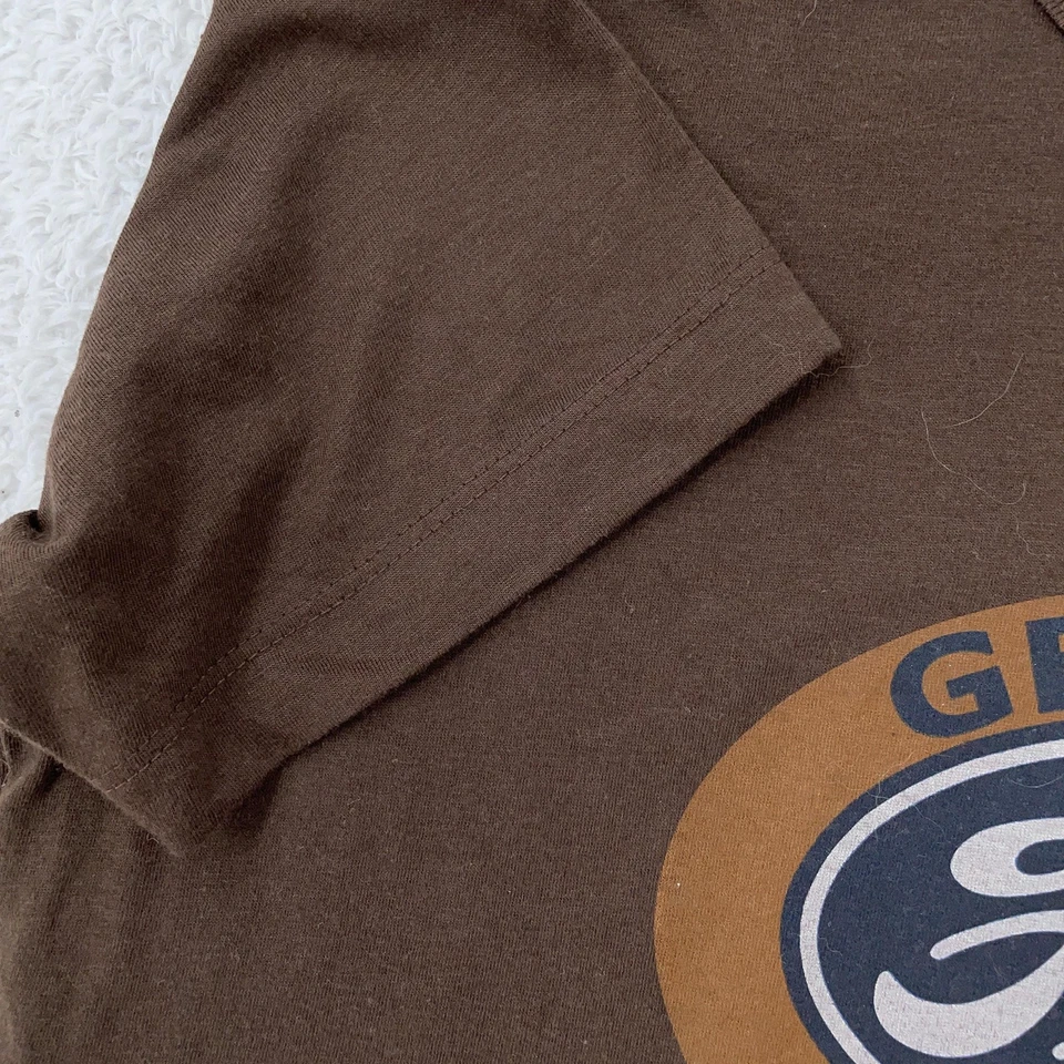 Camiseta De Colección Ford Piezas Genuinas Pequeña Marrón Camión Carreras Camiseta Logo Poderosamente Fina Foto 3 de 4