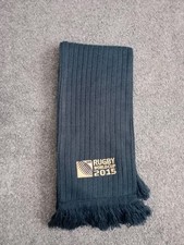 Rugby World Cup 2015 Webb Ellis Cup Collection Black Scarf Official Product