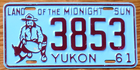 Item photo. Show Listing Details page. Listing 1961 Yukon License Plate Number Tag – NICE PLATE!