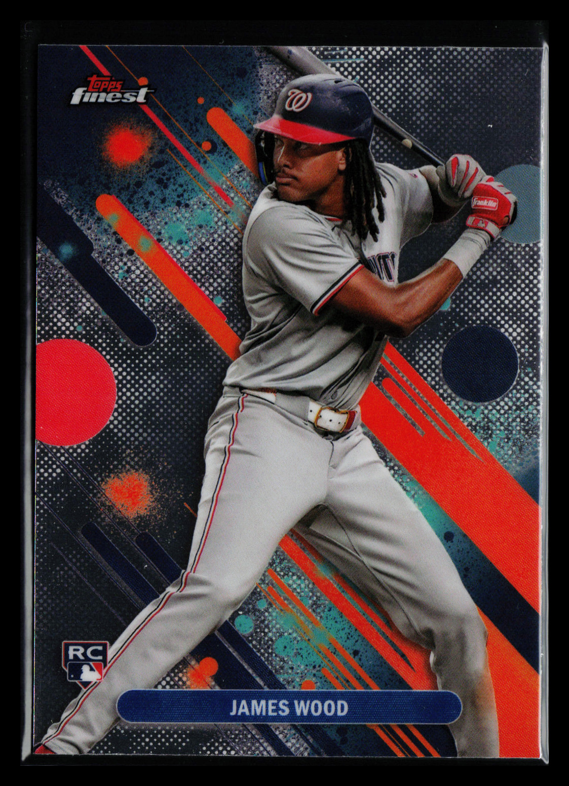 James Wood - 2025 Topps Finest - #100 Common RC Base Card