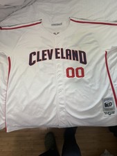 Cleveland Indians Willie Mays Hayes Jersey #00 Mens Size XXL Authentic Stitched