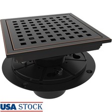 6 Inch Shower Drain Stainless Steel Clog Prevention Easy Maintenance System New