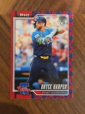 2026 Topps Bryce Harper Team Color Border Variation SP #250 Phillies