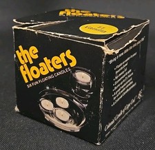 Vintage 70's The Floaters Candles Colonial Candle Of Cape Cod Vanilla No. 11