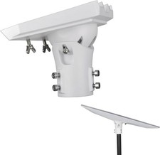 PowGrow Adjustable Aluminum Pole Mount Adapter for Starlink Standard 4/4X/Gen3