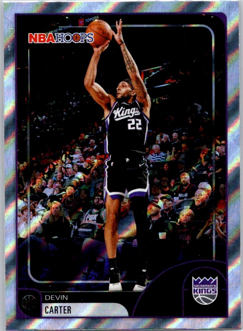 2025-26 Hoops Rainbow #46 Devin Carter Sacramento Kings