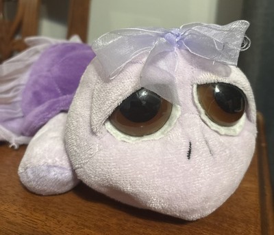 Russ Berrie Lil Peepers Twirly Purple Turtle Tutu Plush Soft Toy Rare Stuffed