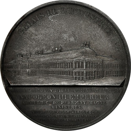 [#553613] Frankrijk, Medaille, Second Empire, Exposition Universelle, Palais de - Afbeelding 2 van 2
