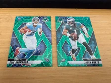 2025 Mosaic NFL Football Mosaic Green Parallels Complete Your Set Pick Your Card