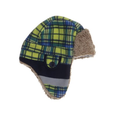 Gap Kids, Trapper-Mütze, Größe: S-M, Acryl/Polyester, Blau/Gelb/Mehrfarbig #xhX