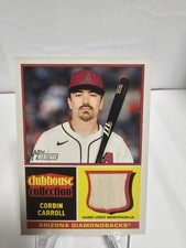 2025 Topps Heritage Corbin Carroll #CCR-CCA Clubhouse Collection Bat Relic 