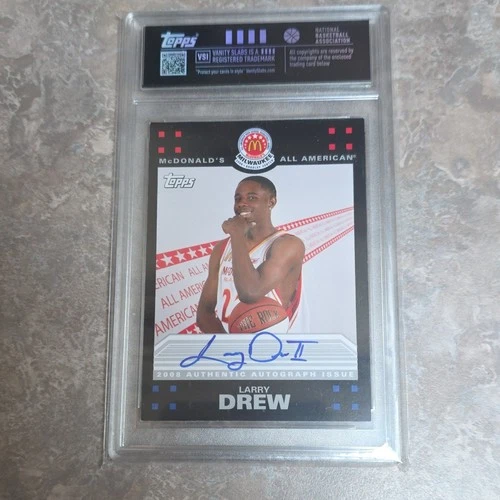 New ListingTopps Larry Drew #LD 2008 McDonald's All-American Autograph Basketball Card