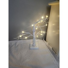 White Birch Tree Table Lamp Warm White LED Lighted Branches Decorative Accent