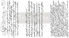 Prima Marketing Re-Design Decor Transfers 6"x12" 3/Sheets-Secret Letter-RE657...