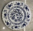 J & G Meakin Blue Nordic Hand Engraved Ironstone Dinner Plates Set of 4 England — photo 5