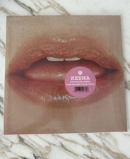 IN HAND!! Kesha Period CUM FOR ME CLEAR Vinyl LP W/SIGNED Print•Brand New•