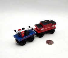 Thomas Friends Wooden Railway Train Tank Sodor Main Line Caboose Handcar Lot 2