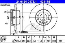 Disque de frein Mazda PREMACY
