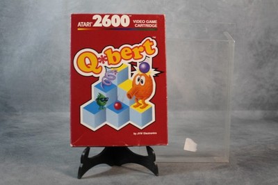 Atari 2600 Spiel in OVP -- Q-Bert WBert Q*Bert (PAL)  -- red label -- VCS