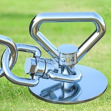 Dog Tie Out Stake,360  Swivel Dog Run Stake - 304 dog stake/Upgrade/200lbs