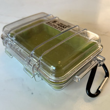 Pelican 1020 Clear/Green Plastic Utility Box ...
