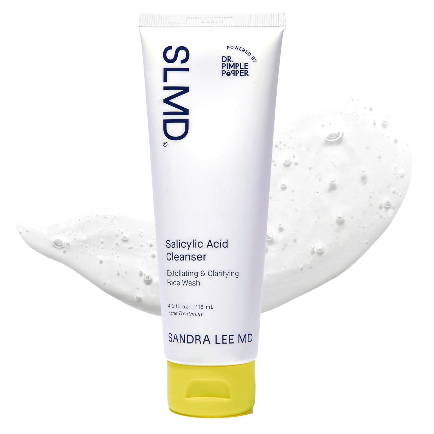 Salicylic Acid Cleanser (4 Fl Oz) Exfoliating Gel Cleanser Face Wash Acne-Prone