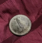 Dug Confederate "I" Infantry Coat Button