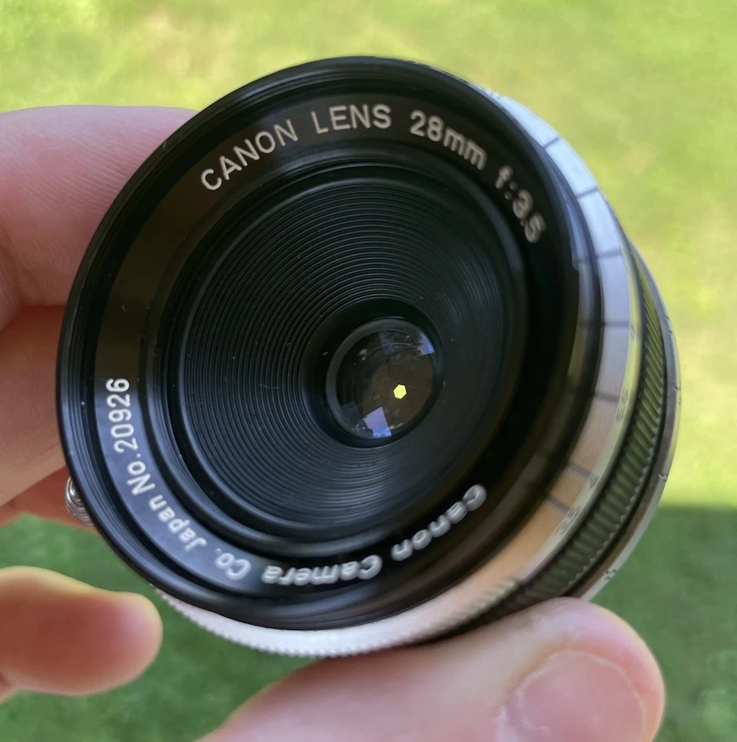 Canon f/3.5 Camera Lenses 28mm Focal for sale | eBay