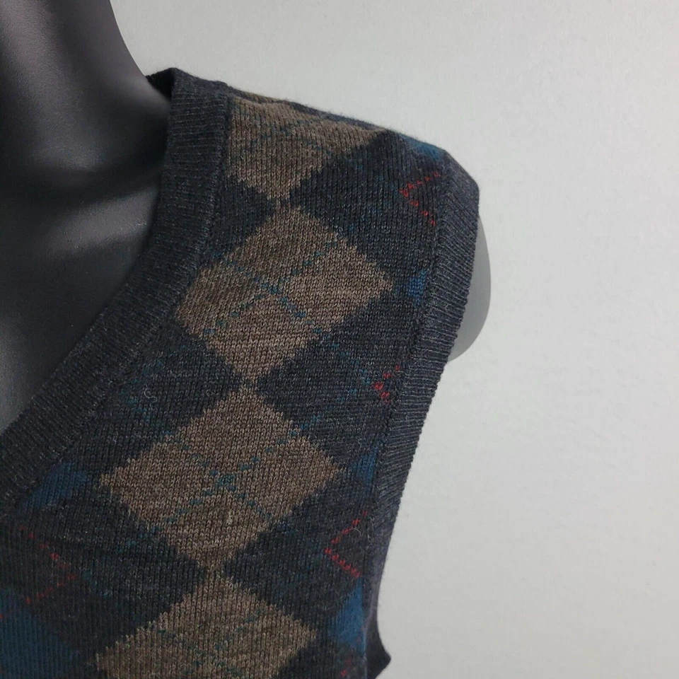 Tricots St. Raphael Chaleco Hombre Lana Gris Mediano 3705 Foto 3 de 4