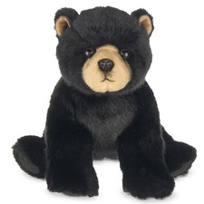 Bearington Asher Plush Black Bear Stuffed Animal - 13" Soft and Cuddly Teddy ...