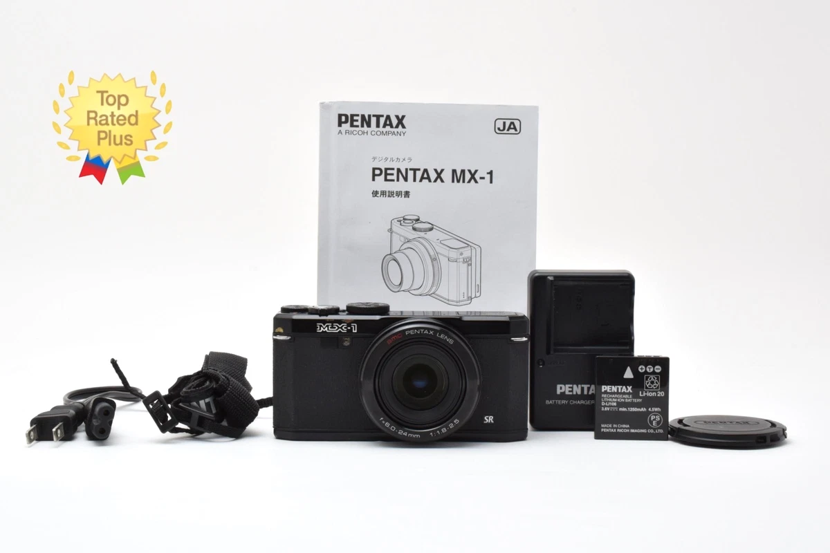NEAR MINT w/Strap] PENTAX MX-1 12.0MP Digital Camera 6.0-24mm f