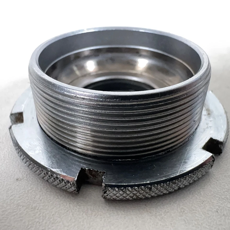 Shimano Vintage BB-7400 Non-Drive Side Adj. Cup & Lock Ring NJS English Threaded - Image 4 of 4