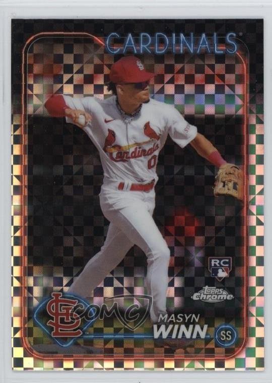 2024 Topps Chrome X-Fractor Masyn Winn #189 1oa8