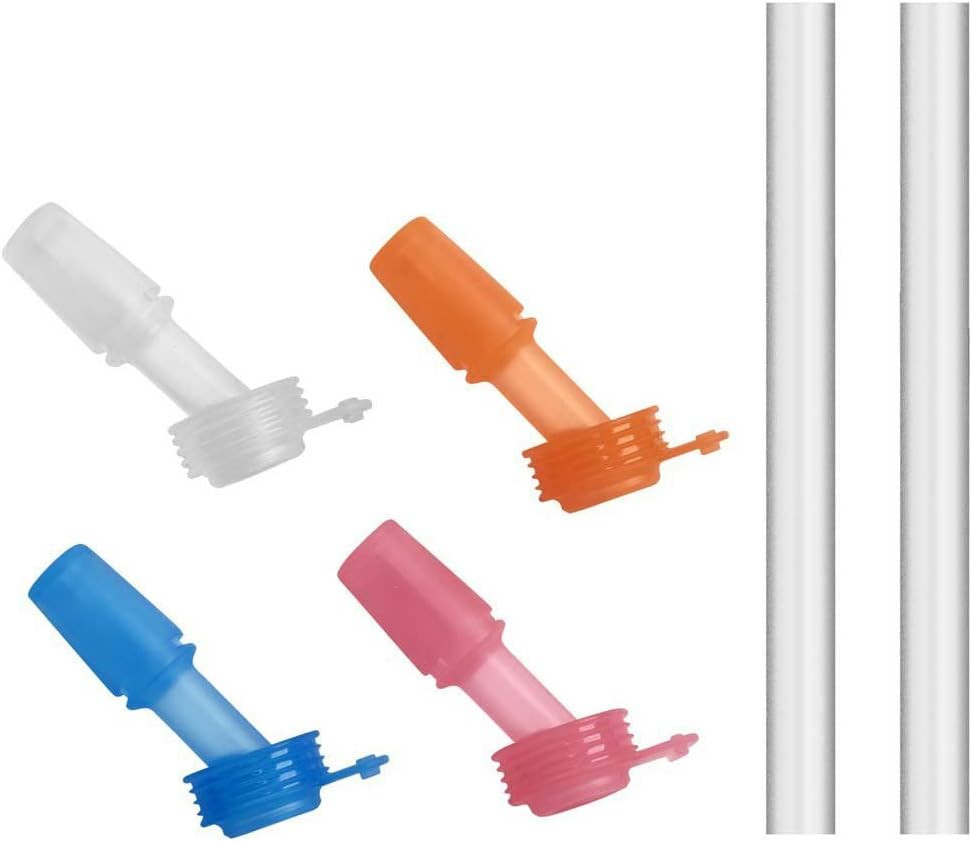 Camelbak Eddy+ Kids Replacement Bite Valve & Straws Multi-Color, 4-Pack