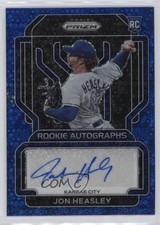 2022 Panini Prizm Rookie Blue Donut Circle 40/50 Jon Heasley #RA-JH Auto 1d49