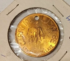 Masury is Good Paint "Carry Me Lucky Be" Leks and Smalare Brass Token