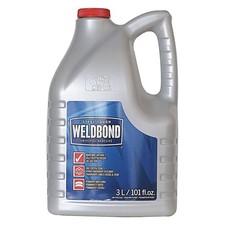 WELDBOND 058951500308 Glue,0.8 gal,Jug Container 48PZ13