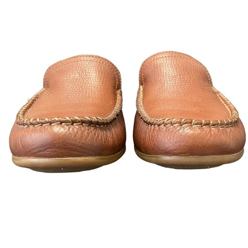 Mocasín de conducción Lewis de cuero veneciano coñac para hombre talla 8,5 o para mujer talla 10 - Imagen 2 de 9
