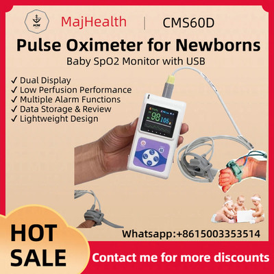 Pulse Oximeter for Newborns - FDA/CE Certified Baby SpO2 Monitor with USB