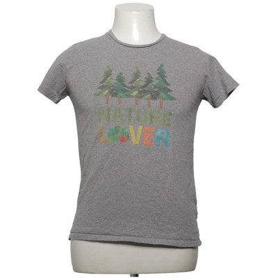 Spreadshirt, T-shirt, Größe: M, Grau/Mehrfarbig, Bio-Baumwolle, Print #09W