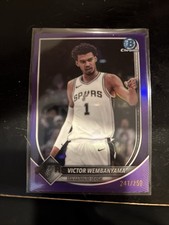 2025-26 Bowman Chrome Victor Wembanyama Purple Refractor /250