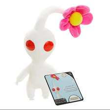 NWT WHITE Pikmin Pink Flower Plush Toy Doll - World of Nintendo JAKK  S 2015