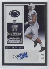 2016 Panini Contenders Draft Picks Playoff Ticket 12/15 Anthony Zettel Auto 0ty6