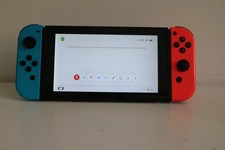Nintendo Switch Joy-Con 32GB Video Game Console - Neon Red/Neon Blue, bundle