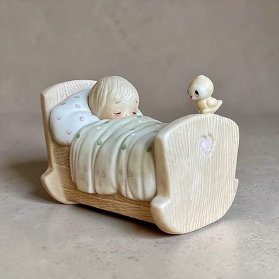 Precious Moments Figurine Blessed Are The Pure In Heart E-3104 Baby Nursery Gift