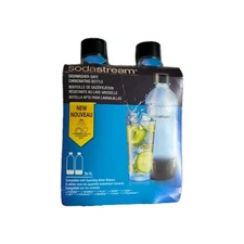 SodaStream 1L Carbonating Bottle Twinpack -  2x1L NEW 1.06QT