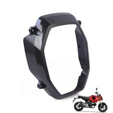 Mokuo Motorcyle Fairing Parts,Front Cover in ABS Carbon Fibre Color Head Decor